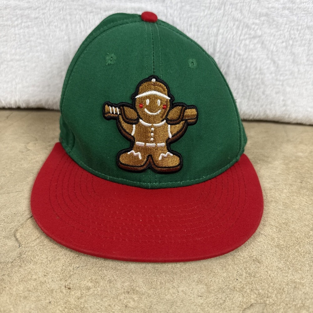 Baseballism Brand Gingerbread Man Baseball Cap Snapback Flat Brim Hat
